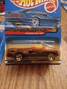 Hot Wheels 1999 Dodge Ram 1500 Attack Pack Series #024 4 of 4 Pickup Truck  - Bild 1 von 14