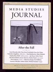 MEDIA STUDIES JOURNAL After the Fall vintage TPB 1999 Vaclav Havel Gruber Illust - Picture 1 of 8