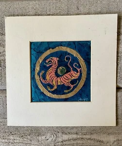 CT Wong Dragon Multimedia Original Firmado 8" - Imagen 1 de 5
