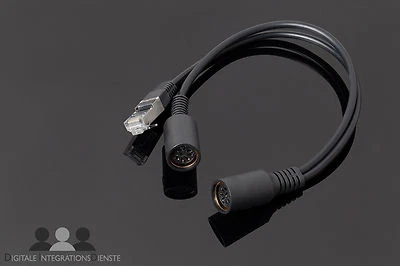 CAVUS RJ45 a 2x Powerlink hembra para Bang Olufsen B&O Beovision V1 11 Avant Playmaker