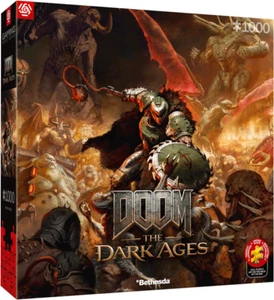 DOOM THE DARK AGES PUZZLE JIGSAW 1000 pcs GOOD LOOT NEW BOX - Picture 1 of 2