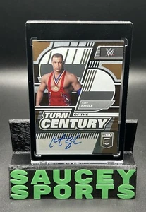 Donruss Elite WWE 2023 Turn Of The Century Kurt Angle Gold Auto 06/10 #TC-KAG - Imagen 1 de 4