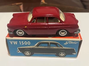 Original Tekno VW 1500 #828, NM in Red with original box - Picture 1 of 16