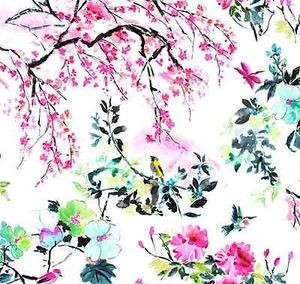DESIGNERS GUILD FABRIC CHINOISERIE  FLOWER PEONY SHANGHAI GARDEN COLLECTION - Picture 1 of 1