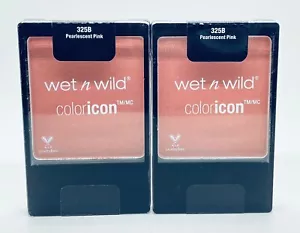 Lot of 2 Wet n Wild ColorIcon Blush 325B Pearlescent Pink - Picture 1 of 3
