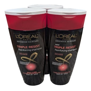 (3) L'Oreal Advanced Haircare Triple Resist verstärkendes Shampoo 12,6 Oz. NEU - Bild 1 von 4