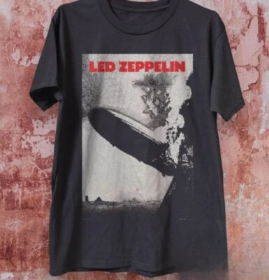 Camiseta Led Zeppelin Album Rock Unisex Negra S-5XL Foto 1 de 3