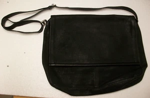 PICARD Echtleder Umhängetasche Messengerbag Handtasche vintage Nappa schwarz - Bild 1 von 7