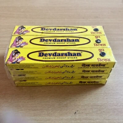 12 Box of 10 sticks120 Sticks Devdarshan Premium Dhoop Incense Sticks  F/S - Image 1 of 4