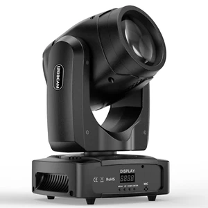 200W LED Moving Head Strahler DMX 7 Gobo 18 Prisma Bühnenlicht DJ Scheinwerfer - Bild 1 von 8