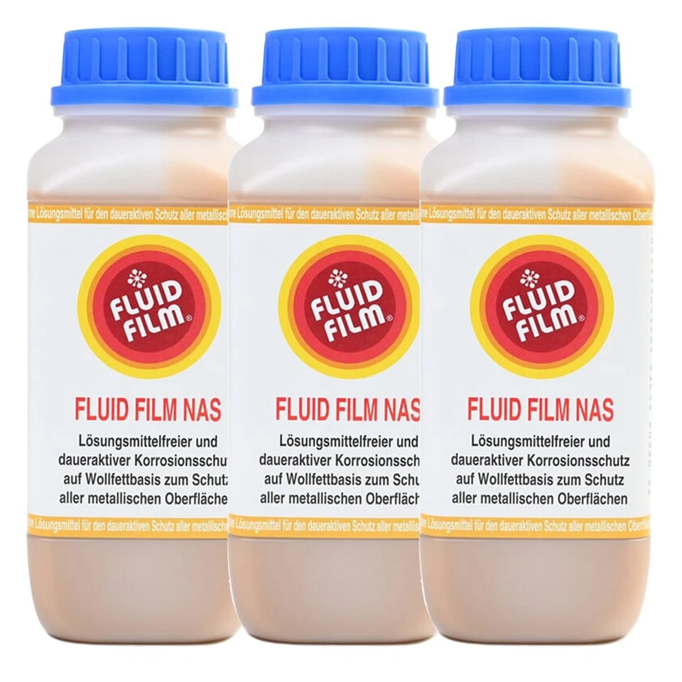 Hodt Fluid Film Liquid NAS 3 x 1 Liter Rostschutz Hohlraumversiegelung - Bild 1 von 1