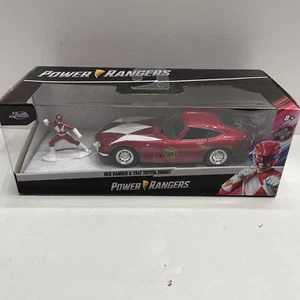 Jada: Power Rangers - 1967 Toyota 2000GT w/Red Ranger New - Picture 1 of 6