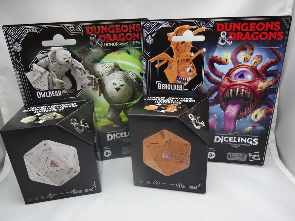 Dungeons & Dragons Owlbear Dicelings Action Figure Hasbro F5214