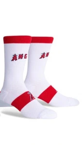 Los Angeles Angels Uniform Socks Home Crew Mens X-Large Size 13-16 MLB - Picture 1 of 3