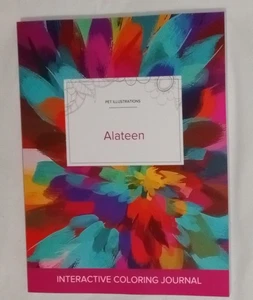 Alateen Adult Coloring Journal Pet Illustrations Paperback 7.5x9.75" 150+ pages  - Bild 1 von 12