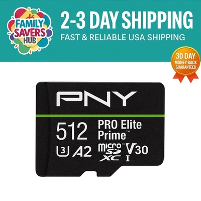 Extreme 512GB MicroSDXC Flash Card - 200MB/s Read & 150MB/s Write Speed - Image 1 of 4