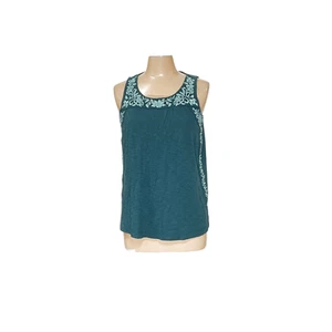 J.Jill Blue Cotton Blouse - M - Picture 1 of 4