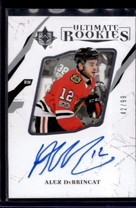 Alex DeBrincat 2017-18 Upper Deck Ultimate Collection #91 Rookie Auto /99 - Picture 1 of 2