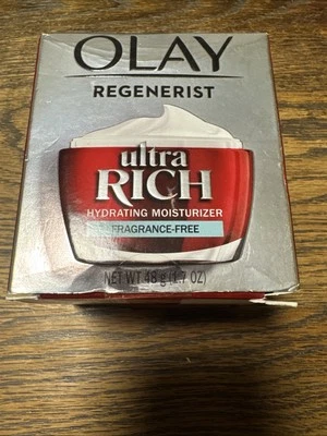 NUEVO Olay Regenerist UltraRich Hidratante Hidratante Sin Fragancia 1.7fl.oz NUEVO Foto 1 de 3