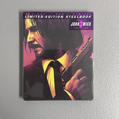 John Wick Chapter 3 Parabellum STEELBOOK (blu-ray/DVD) OUT OF PRINT - Image 1 of 4