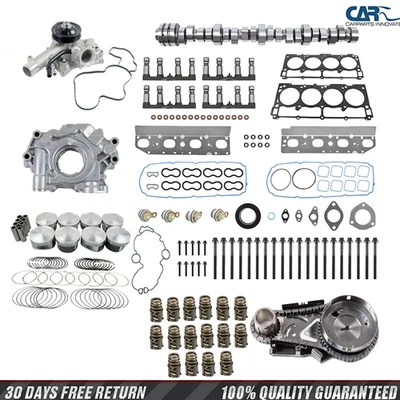 5.7L NON MDS Camshaft Lifters Head Gaskets Kit Valve Spring for Dodge Ram Jeep Foto 1 de 4