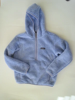 Pullover para mujer Patagonia talla pequeña polar púrpura usado en excelente estado sin rasgaduras ni manchas Foto 1 de 4