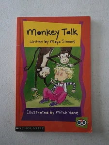 Easy-To-Read Solo Book - Monkey Talk 2012 PB Moya Simons Reader - Picture 1 of 6
