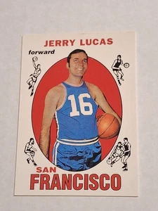 1996 JERRY LUCAS TOPPS STARS NBA RP REPRINT CARD #25 SAN FRANCISCO OHIO STATE ST - Picture 1 of 2