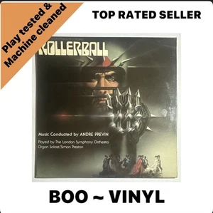 Andre Previn  Rollerball Original Soundtrack Recording Lp Vinyl Record VG+ / VG+ - Imagen 1 de 6
