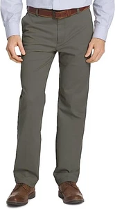 IZOD Non-Iron Performance Stretch Slim Chino Pants, Smoked Pearl, 34x30 - Picture 1 of 2