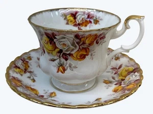 Royal Albert Bone China Lenora Cup and Saucer Set England - Picture 1 of 10