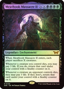 Magic The Gathering Magic The Gathering Meathook Massacre II Lámina Duskmourn: House of Horror Casi Nuevo - Imagen 1 de 1
