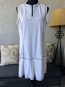 Sail To Sable White Sleeveless Drop Waist Dress Sz XL - Picture 1 of 4