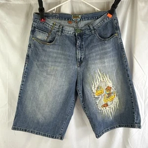 Pantalones Cortos Vaqueros Vintage Muskeen Denim Talla 36 Azul Lavado Claro - Imagen 1 de 18