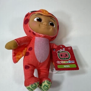 Cocomelon Dinosaur Nina 8” Plush Outfit Stuffed Doll Toy Plushie - Picture 1 of 9