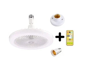 LED Ceiling Fan Light - With Remote & Edison / Bayonet Adapter & Ceiling Rose - Picture 1 of 1