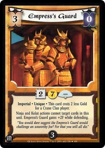 Empress's Guard - FOIL - Diamond Edition - Legend of the Five Rings CCG - Picture 1 of 6