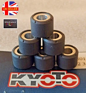 NEW KYOTO SCOOTER DRIVE CLUTCH VARIATOR ROLLERS  15X12 / 3.5G GRAM 6 PCS UK :-) - Picture 1 of 3