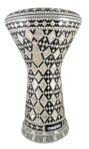 Darbuka / Doumbek 18 pollici con intarsi in madreperla da Alessandria d'Egitto - Foto 1 di 3