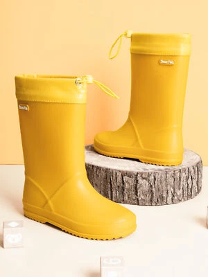 Botas de lluvia para niños niños niñas ligeras impermeables al aire libre para jugar botas de lluvia Foto 1 de 4