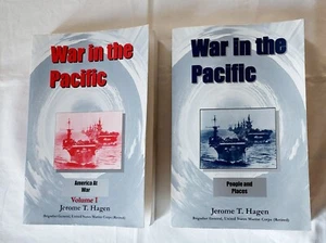 War in the Pacific Vol 1 and Vol II by Jerome T. Hagen Signed by Author, 2 BOOKS - Imagen 1 de 15