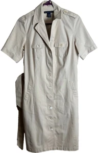 Brooks Brothers "346" Damen beige Gürtel Shirtkleid Safari-Stil neu ohne Etikett Gr.6 - Bild 1 von 4