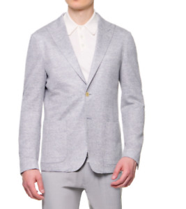 Eleventy Men Soft Sport Coat Jacket Linen 56 - 46 US NEW $995 E70GIAA05-TES0E124