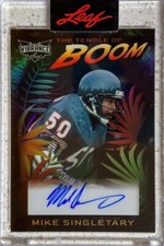 2023 LEAF VIBRANCE MIDNIGHT SPECIAL MIKE SINGLETARY AUTO BLACK PRISMATIC 3/4