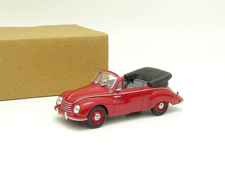 Schuco 1/43 - DKW 3=6 Cabriolet Rouge - Photo 1/1