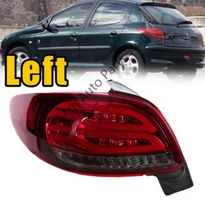 Left LED Rear Bumper Tail Light Stop Brake Lamp For Peugeot 206 206CC 2004-2008 - Picture 1 of 13