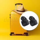 Suitcase Swivel Wheel Spare Part 3.54" W041 Left & Screw Pack of 4 Black