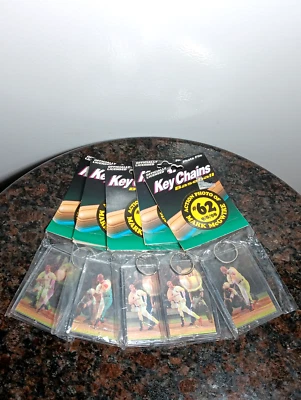 Vtg 1990s Photo File Inc. Mark Mcgwire Hologram Action Photo Key Chain Lot Of 5 - Image 1 of 4