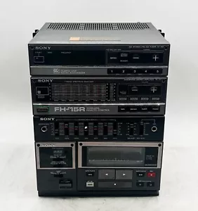 Sony FH-15R Stereo Cassette Deck Tuner Amplifier MINI STEREO SYSTEM ONLY - Picture 1 of 3