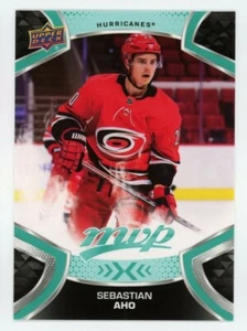 2021-22 Upper Deck MVP #44 Sebastian Aho - Carolina Hurricanes BASE HOCKEY CARD - Picture 1 of 1